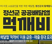 정선군 배달앱 ‘먹깨비’ 이용 급증…매출 증대 효과