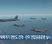 미 전략폭격기 한반도 전개…한미 연합공중훈련 실시