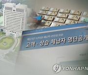 인천시, 1천만원 이상 체납자 496명 공개…최고 5억 밀려