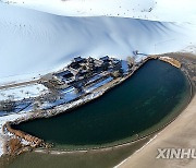 #CHINA-GANSU-DUNHUANG-SNOW SCENERY (CN)