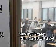 [사진구성] 2024학년도 대입 수능…전국 시험장서 50만여 명 응시 外