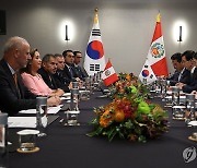 윤석열 대통령, APEC 계기 한·페루 정상회담