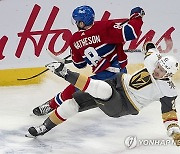 APTOPIX Golden Knights Canadiens Hockey