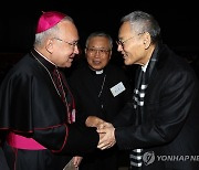 [동정] 유인촌, 대한민국-교황청 수교 60주년 특별전서 축사