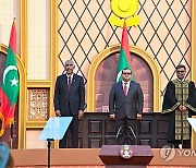 MALDIVES NEW PRESIDENT SWORN IN