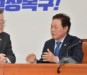 박완수 경남도지사 이재명 대표 만나 우주항공청법 조속 처리 요청