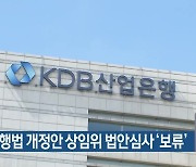 산업은행법 개정안 상임위 법안심사 ‘보류’