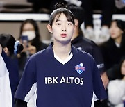 179cm 미들블로커 최정민, '블로킹 1위' 질주