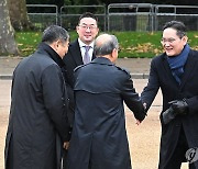 영국 국빈방문 공식환영식 참석한 경제인들