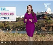 [날씨] 절기 ‘소설’, 울산 일교차 커…대기 건조 ‘화재 유의’