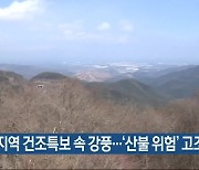 영동지역 건조특보 속 강풍…‘산불 위험’ 고조