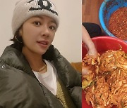 ‘이영돈♥’ 황정음 친정母와 김장, 수육 한상에 “맛있쪄”