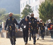 충북소방본부, 음성서 복합재난 긴급구조 종합훈련