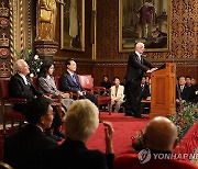 연설 위해 영국 의회 방문한 윤석열 대통령