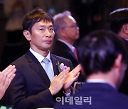 [포토] 금투협 70주년 기념식 참석한 이복현 금감원장