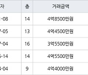 용인 보라동 민속마을현대모닝사이드 159㎡ 4억8500만원에 거래