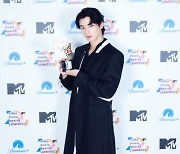 차은우, MTV 음악 시상식 빛낸 글로벌 아이콘 "아로하 덕분"