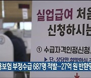 울산 내 고용보험 부정수급 687명 적발…27억 원 반환명령