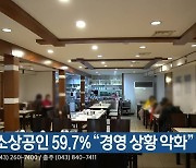 충북 소상공인 59.7% “경영 상황 악화”