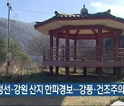 태백·정선·강원 산지 한파경보…강풍·건조주의