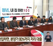 청년 청약통장 가입하면, 분양가 80%까지 저리 대출