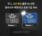 AI 에듀테크 글로랑, 2년 연속 홀론 IQ '동아시아 유망기업 150' 선정