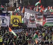 Britain Israel Palestinians Protest