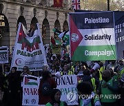 Britain Israel Palestinians Protest