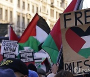 Britain Israel Palestinians Protest