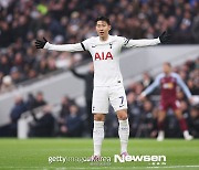 ‘손흥민 선발+골 취소’ 토트넘, 빌라와 전반 1-1 동점(진행중)