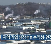 대구·경북 지역 기업 성장성↑ 수익성·안정성↓