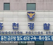 홍천 금은방 절도 40대 구속…특수절도 혐의