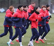 여자축구 대표팀, 올해 마지막 소집훈련