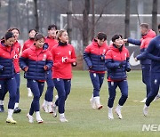 여자축구 대표팀, 올해 마지막 소집훈련