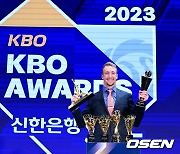 MVP 페디, 트로피 싹쓸이 [사진]