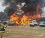 의정부 비닐하우스 화재…인명피해 없어