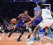 Hornets Knicks Basketball