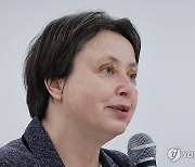 인사말 하는 앤 유프너 UNDP 서울센터 소장