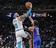 Hornets Knicks Basketball