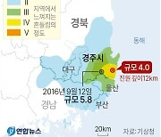 [2보] 기상청 "경북 경주 동남동쪽서 규모 4.3 지진 발생"