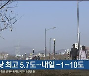 울산 오늘 낮 최고 5.7도…내일 -1~10도