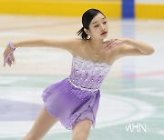 [Ms포토] 신지아 '피겨 연기 선보이는 빙판 위 요정'