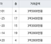 고양 풍동 풍동숲속마을8단지 59㎡ 3억5000만원에 거래