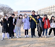 양평군, 전진선 군수 양평동초등학교 교통안전 캠페인 참여