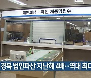 대구·경북 법인파산 지난해 4배…역대 최다