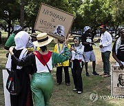 SOUTH AFRICA PROTEST ISRAEL GAZA CONFLICT