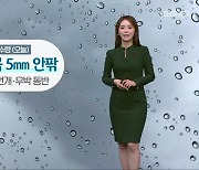 [날씨] 충북 저녁까지 비 조금…내일 맑고 포근