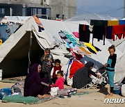 [포토] 가자지구 라파의 난민 캠프