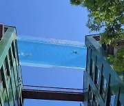 런던 아파트의 하늘 수영장... “임대주택 입주민은 오지마!”