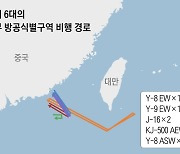 英 군함이 13년만에 대만해협 통과할 때 中 전투기 추격 비행